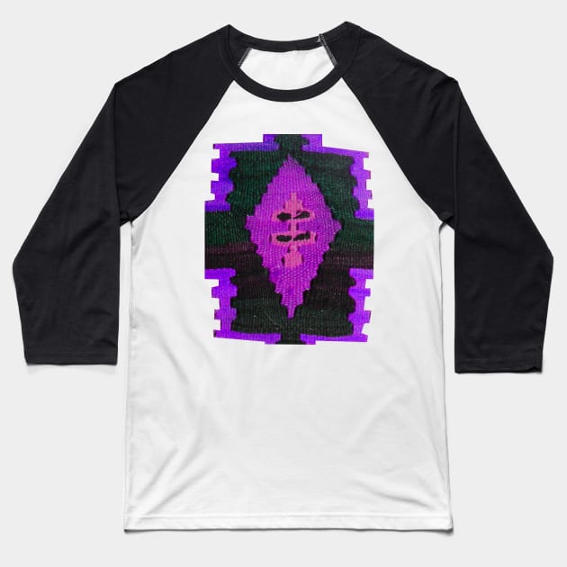 purple rug pattern, abstract art, antique rug pattern, minimal art, modern art, carpet pattern, For custom orders please DM me. Baseball T-Shirt by Hadigheh-art